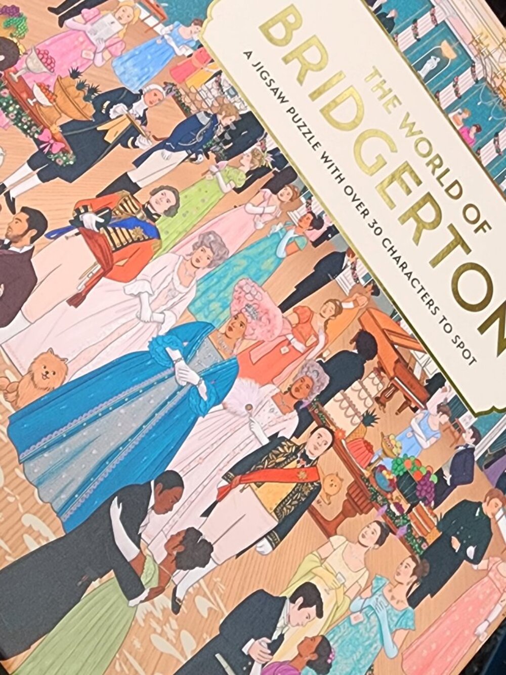 Puzzle: The World of Bridgerton 1000-Piece Jigsaw Puzzle. - Picture 1 of 5